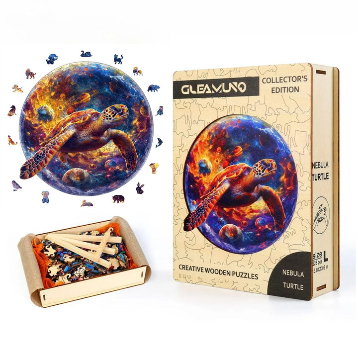 Nebula Turtle Wooden Jigsaw Puzzles