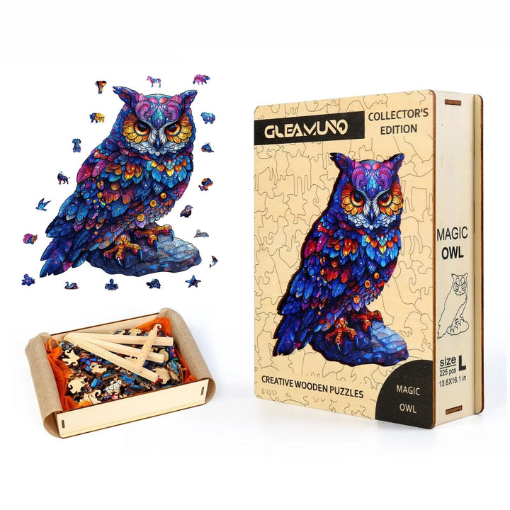 Magic Owl Wooden Jigsaw Puzzles