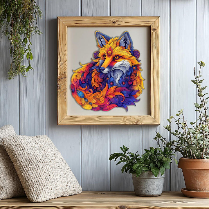 Flame Fox Wooden Jigsaw Puzzles