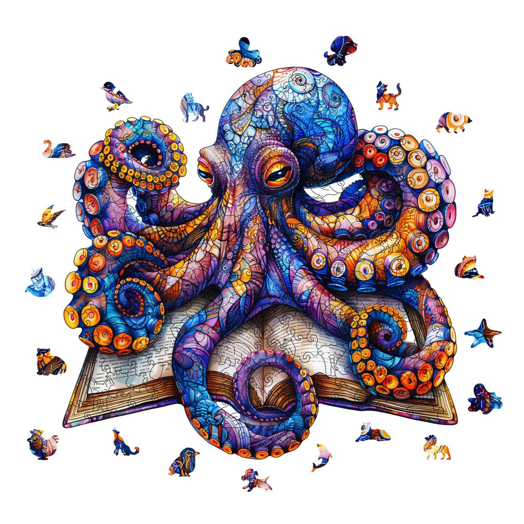 Wise Octopus Wooden Jigsaw Puzzles