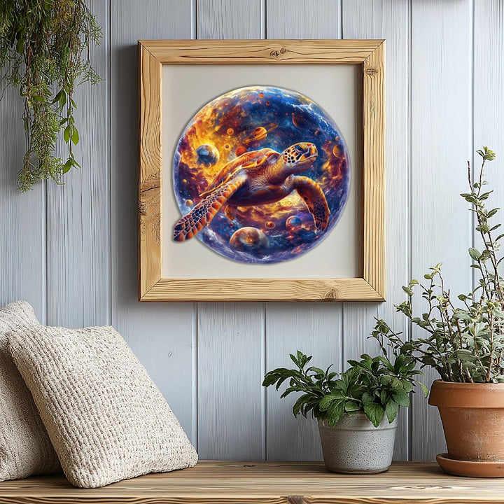 Nebula Turtle Wooden Jigsaw Puzzles