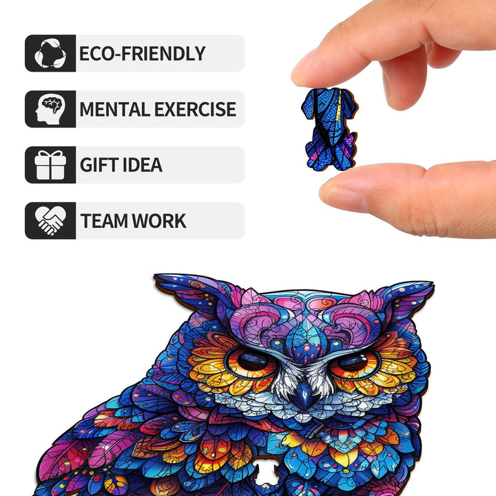 Magic Owl Wooden Jigsaw Puzzles