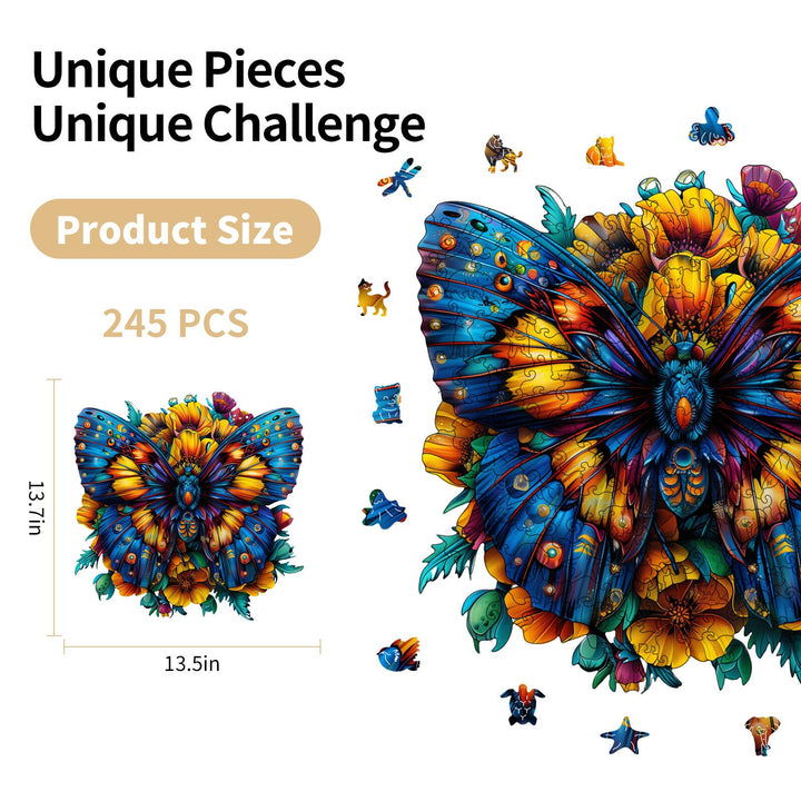 Butterfly Symphony Wooden Jigsaw Puzzles