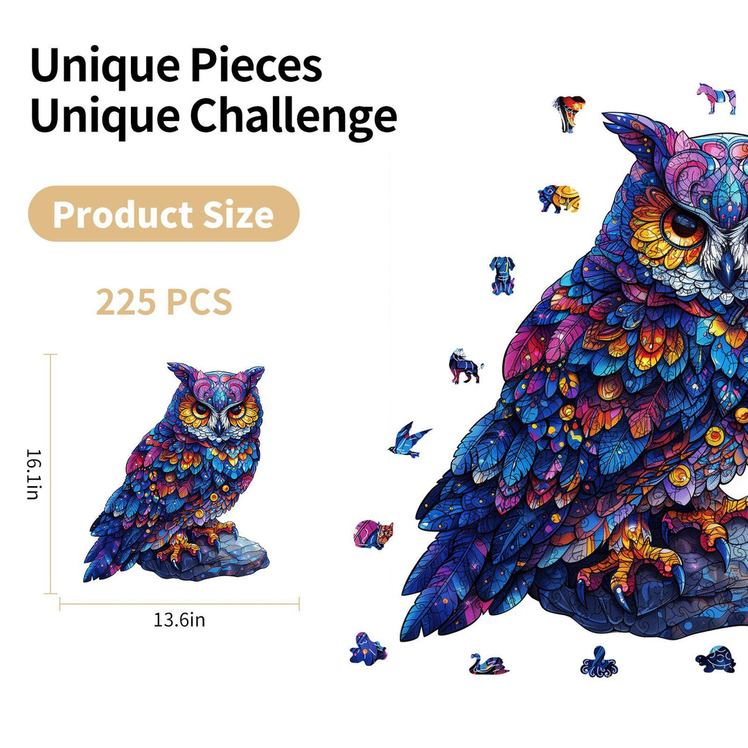 Magic Owl Wooden Jigsaw Puzzles