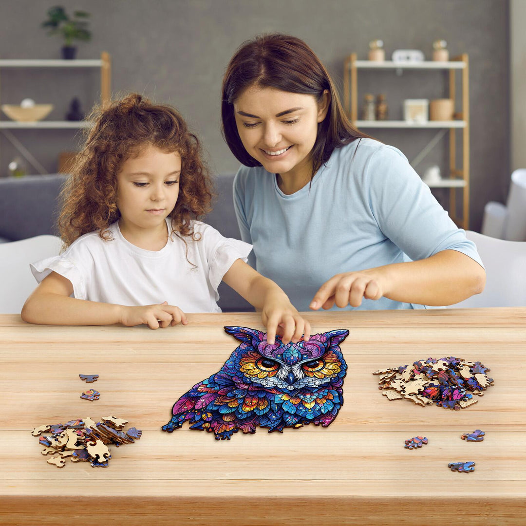 Magic Owl Wooden Jigsaw Puzzles