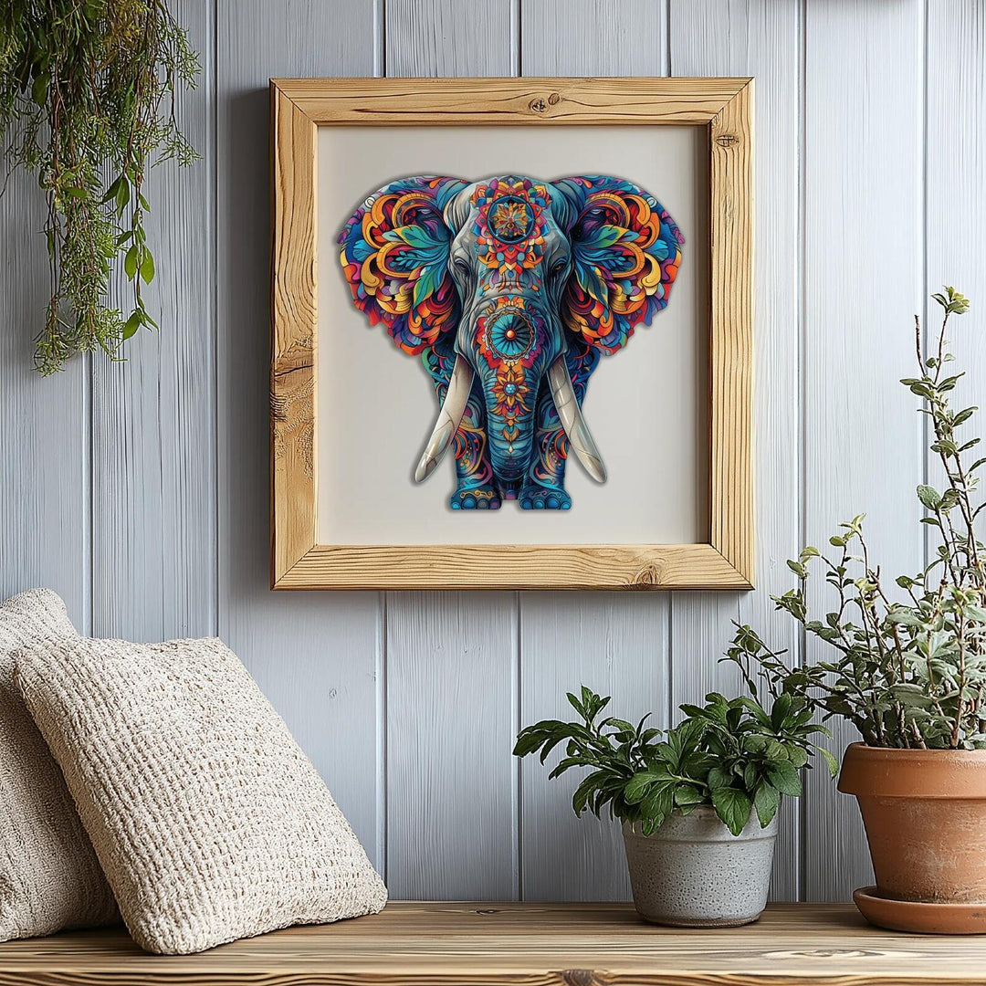 Mystic Elephant Wooden Jigsaw Puzzles