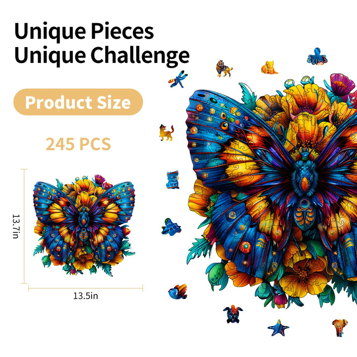 Butterfly Symphony Wooden Jigsaw Puzzles
