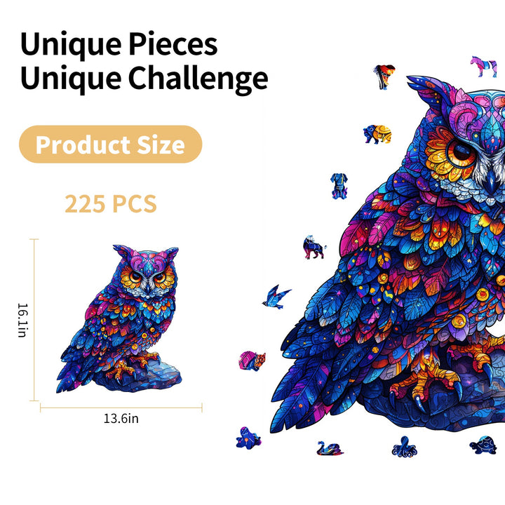 Magic Owl Wooden Jigsaw Puzzles