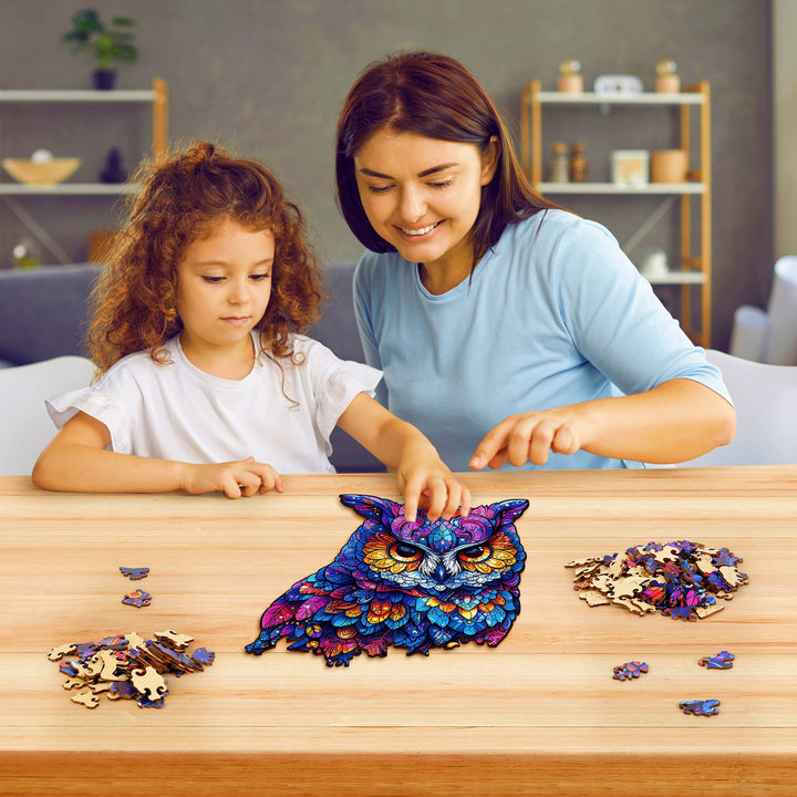 Magic Owl Wooden Jigsaw Puzzles