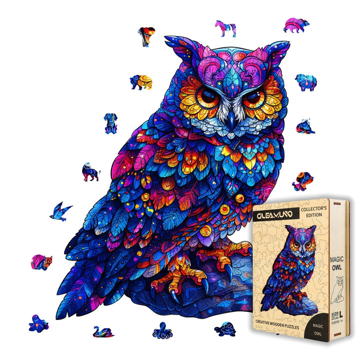Magic Owl Wooden Jigsaw Puzzles