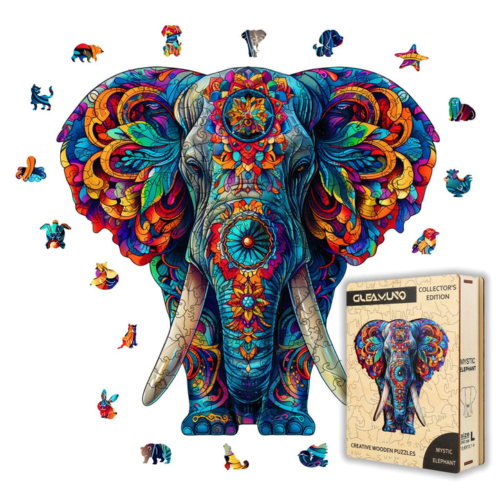 Mystic Elephant Wooden Jigsaw Puzzles