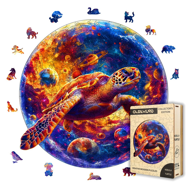 Nebula Turtle Wooden Jigsaw Puzzles