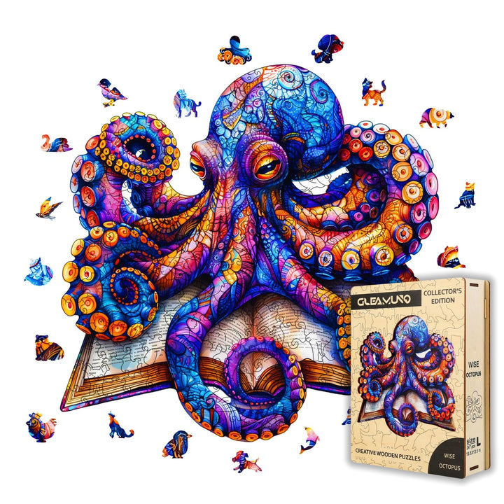 Wise Octopus Wooden Jigsaw Puzzles